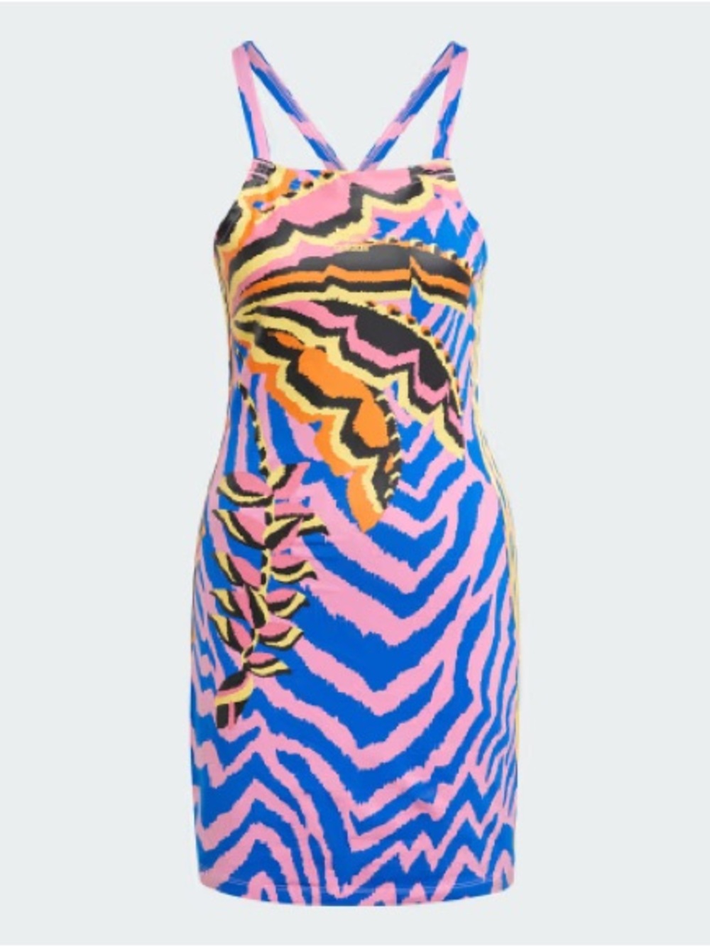 Adidas × FARM Rio NWT 3-Stripes Mini Dress Size Medium